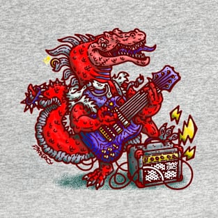 Rock raptor (Red/Blue) T-Shirt